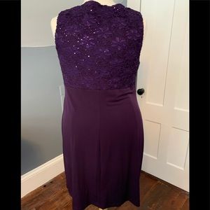 Purple formal dress - size 20 worn once